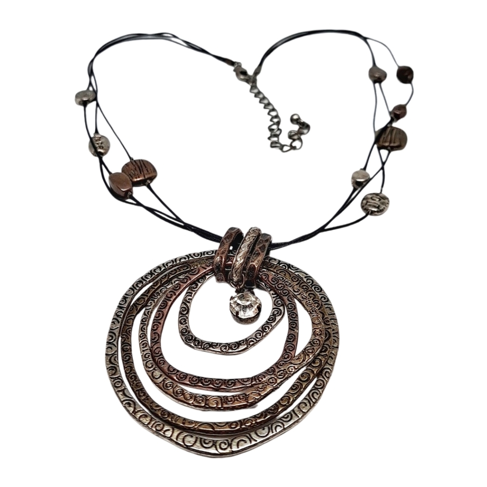 N4S Multi-Tone Pendant Choker/Necklace